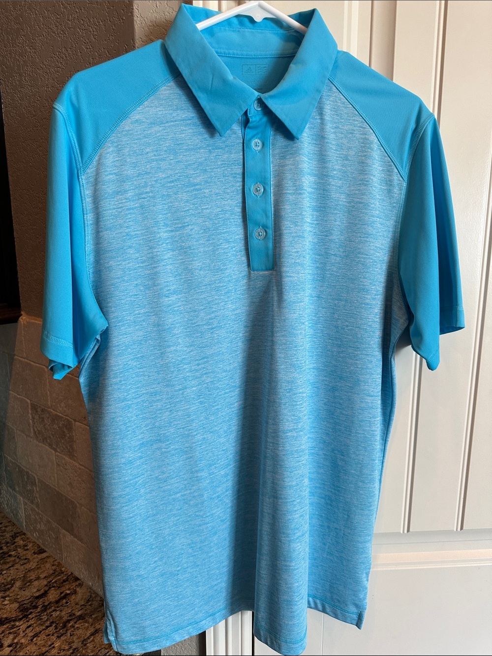 Adidas puremotion Light Blue Performance Polo Shirt
